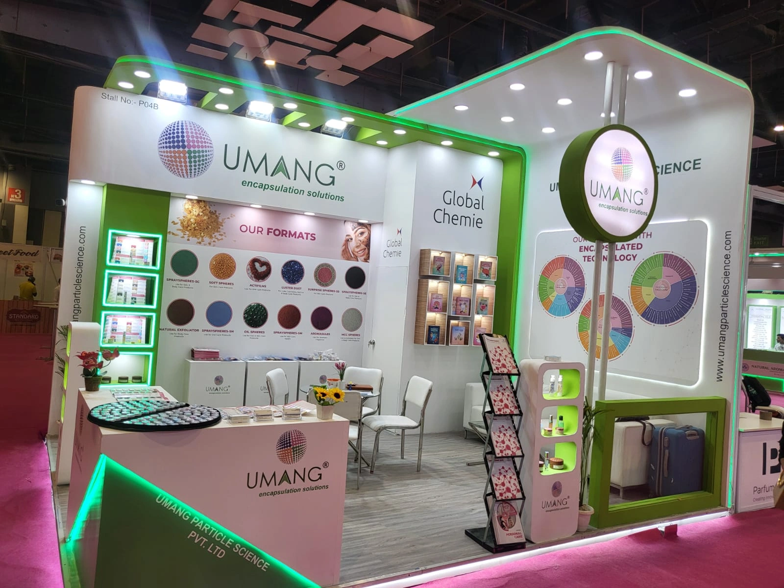 UMANG GLOBAL GROUP’s innovation-focused booth at Cosmohome Tech Expo 2024