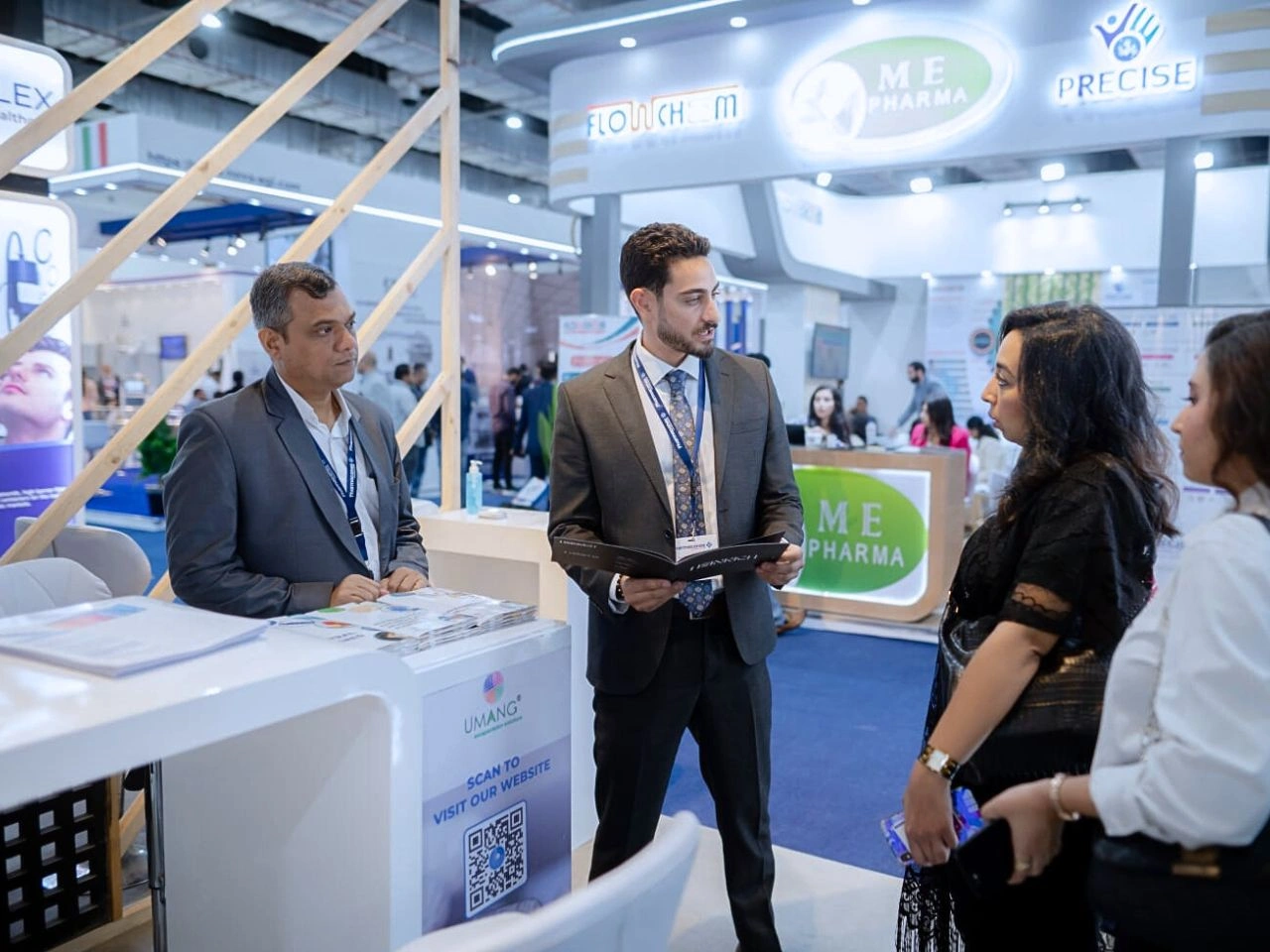 UMANG GLOBAL GROUP’s professional booth at Pharmaconex 2024
