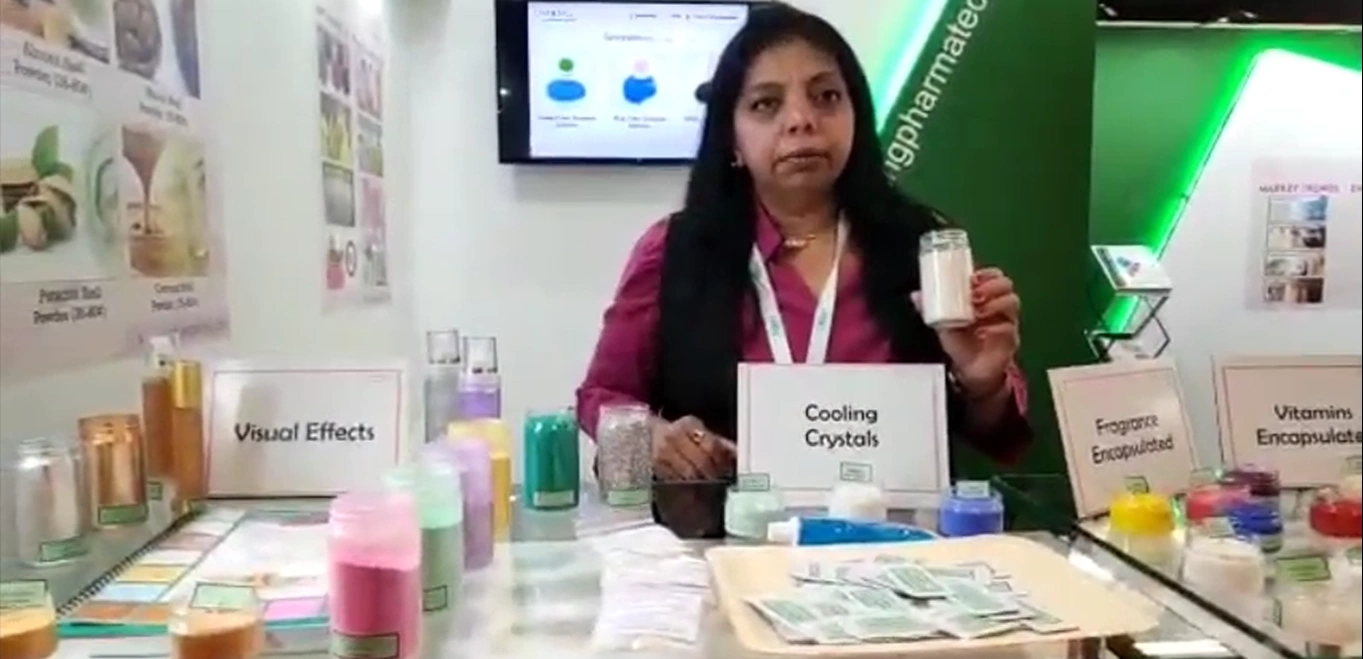 Visitors exploring UMANG GLOBAL GROUP’s newly launched cosmetic ingredients in the innovation zone at in-cosmetics GLOBAL